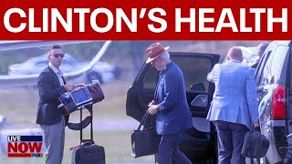 Download Lagu Clinton concerns: Ex-president spotted with apparent heart defibrillator MP3 Download Lagu Clinton concerns: Ex-president spotted with apparent heart defibrillator MP3
