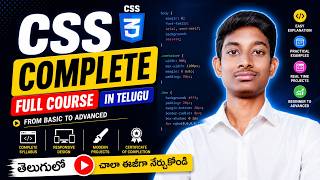 CSS Full Course in Telugu 🔥 | Complete Beginner to Advanced Tutorial Net Worth