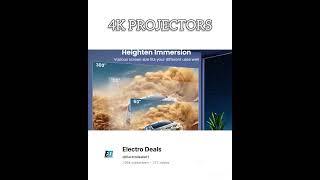✅ 4K Projector vs 4K TV  Which Is Better for Home 🔥