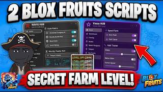 [NO KEY] 2 NEW BLOX FRUITS SCRIPTS! 🙀 (Roblox) | SECRET FARM LEVEL+FAST AUTO FARM & More (UPDATE 30)