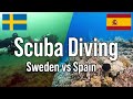 Scuba Diving In Sweden vs Spain (My First Two Diving Experiences)