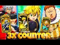 INTENSE MATCHES?! FULL COUNTER TEAM IN PVP SHOWCASE!! | Seven Deadly Sins: Grand Cross