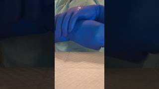 LATEX GLOVES (blue Biogel)  #latex #gloves #asmr #asmrtriggers #relax