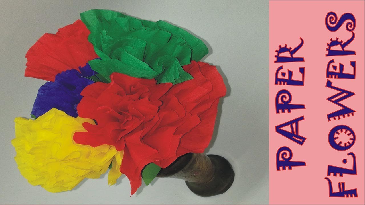 Kite paper Flowers Easy Paper Flower Kite Paper Flower Making Ideas