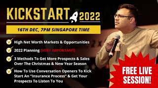 16th December 2021 - Kickstart 2022 Free Session - 2022 goal setting for financial advisors