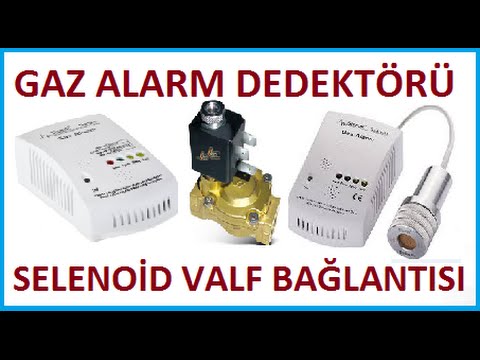 Gaz Alarm Dedektörü Ve Selenoid Valf Nasıl Çalışır?