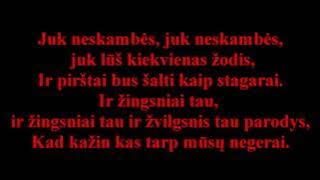 Hiperbolė -  Pamiršk mane (su žodžiais)