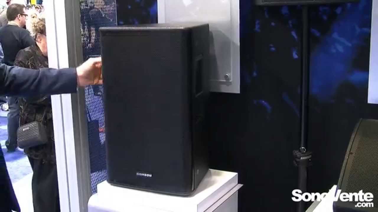 Samson Namm Samson RSX112a - Namm Show 2015 - YouTube