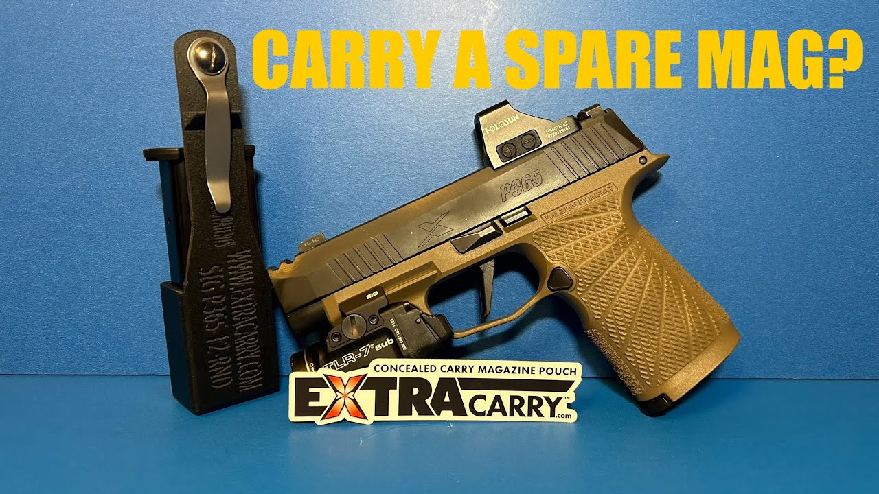 ExtraCarry Concealed Mag Pouches - Because No One Ever Wanted LESS Ammo