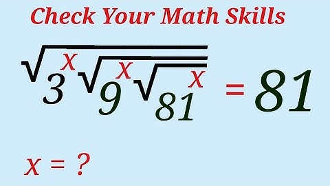 Harvard University Interview Questions/A Nice Square Root Question/Math Olympiad.