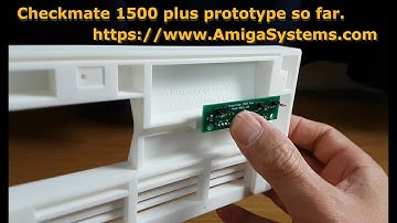 Checkmate A1500 plus front panel prototype for Amiga fans