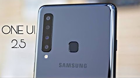 Samsung Galaxy A9 2018 Official ONE UI 2.5 Update