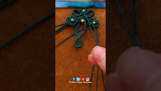 Tutorial: Aretes Amelia - Tejido con nudos e hilo #diy