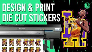 How I Design and Print Die Cut Stickers
