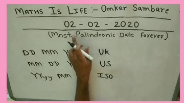 02-02-2020 most palindromic date forever