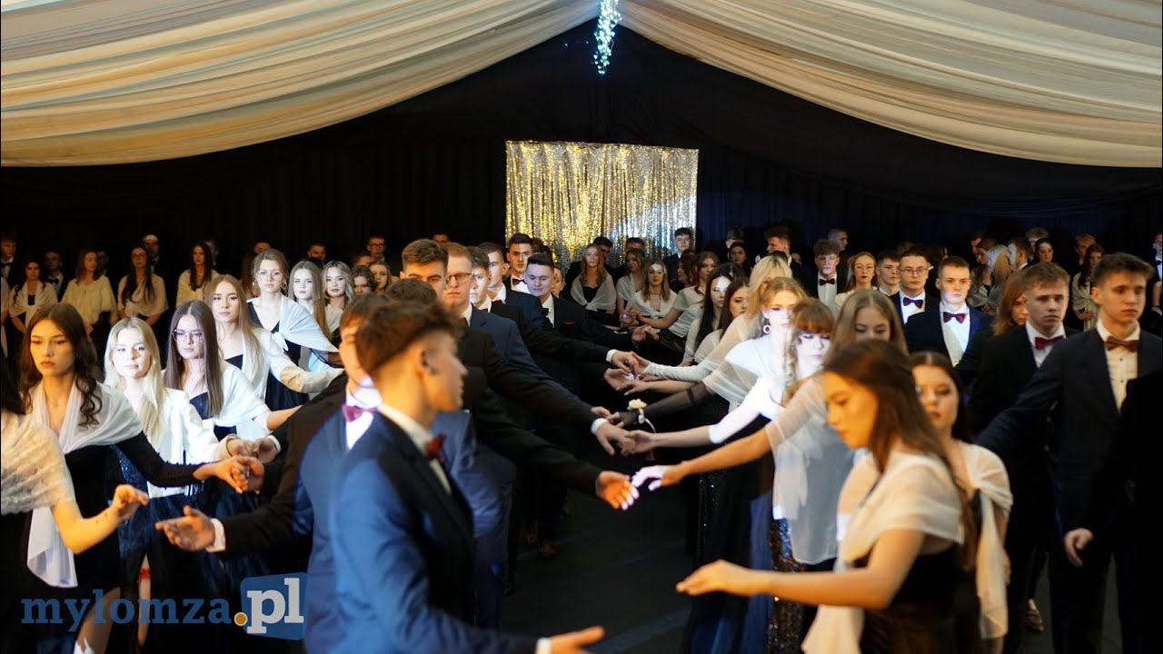 Magiczny polonez i niezapomniana noc studniówka III LO w Łomży