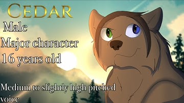 My VA Audition: Cedar [ Thrones Animated Series ] {DENIED×}