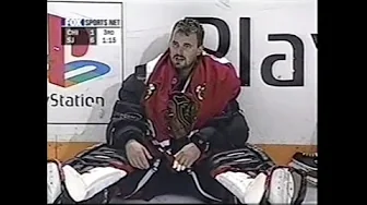 Blackhawks - Sharks rough stuff 10/4/99