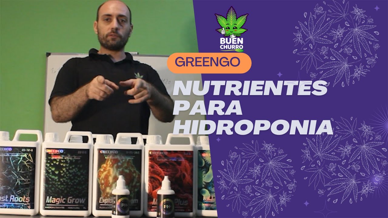 Linea de Sales minerales Greengo - Analisis de la marca de nutrientes para Hidroponia sustrato coco