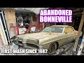 First wash in 40 years abandoned barn find bonneville disaster detail  satisfying restoration