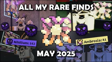 ALL MY RARE FINDS & CLIPS in Roblox Azure Mines (Mostly in May 2025)
