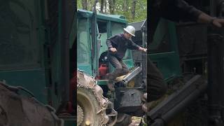 Skidding &amp; Bucking Soft Maple Logs with Timberjack 460 + Husqvarna 288 XP-Bill Jumps 😳