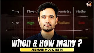 How Many Mock Tests Are Enough for JEE Main? | (Hidden Truth) | Exact Number &amp; Strategy Explained