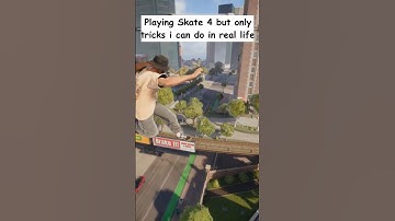 Playing Skate 4 but only tricks i can do in real life. #skate4 #skate #skate3 #skateboarding #shorts
