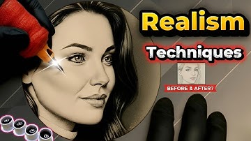How to Tattoo Realism Portrait | Dotwork & Stippling Shading Techniques Tutorial