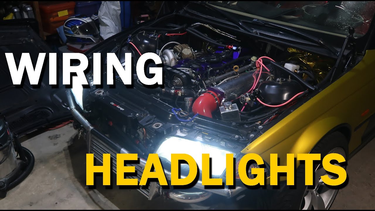 Wiring Headlight With Relays And Switches - 2Jz To E46 Conversion