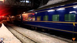 4002レ寝台特急「日本海」　青森駅入線 2012/01/22