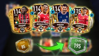 The BEST 195 OVR TEAM in FIFA MOBILE 21 😵 | TEAM UPGRADE