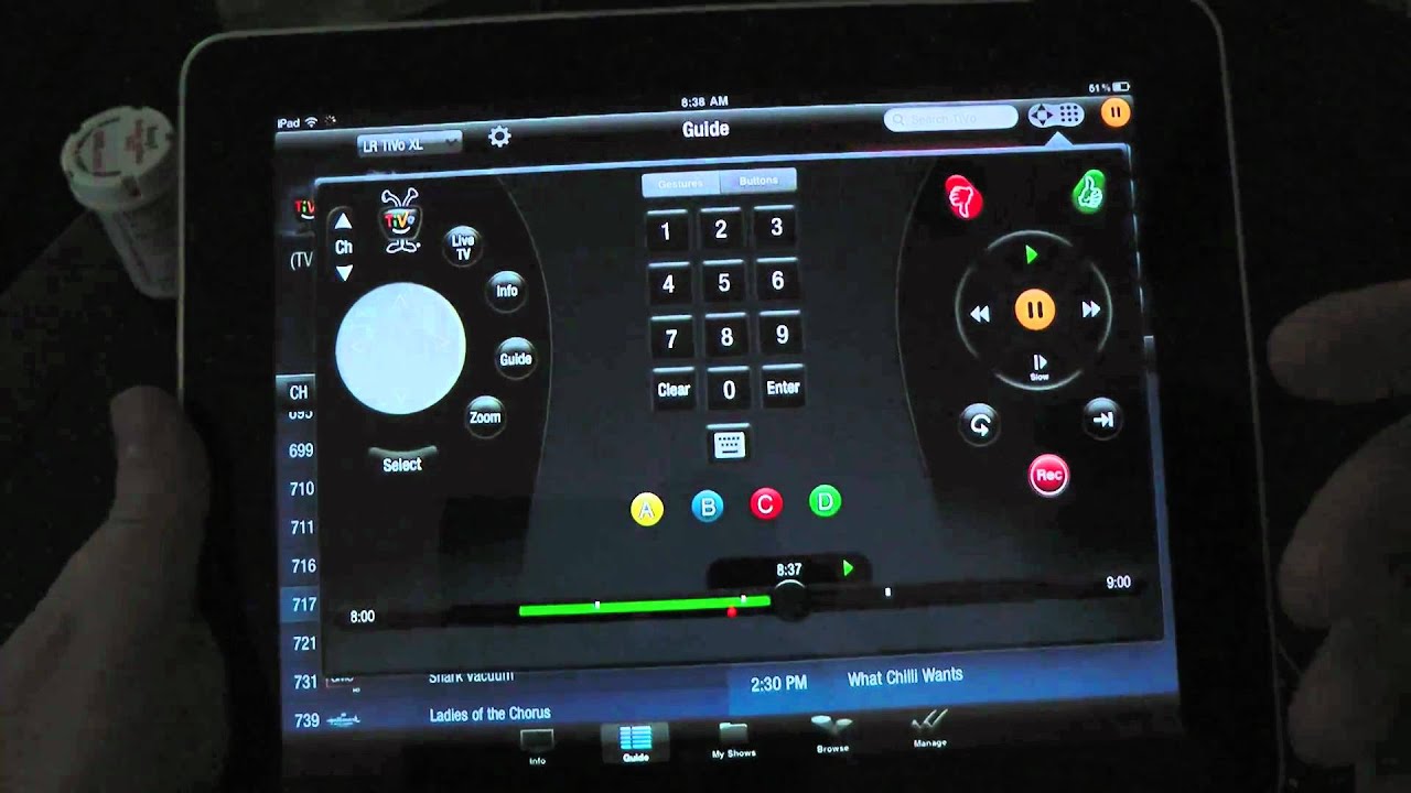 TiVo for iPad YouTube