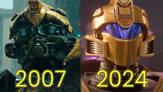 Evolution Of Bumblebee In Transformers Movies 2007-2024