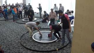 Singapore Robotic Games 2016, Autonomous Sumo Robot Competition [1080p]