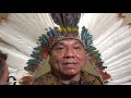 ESCLUSIVA INTERVISTA al Capo tribú dell&#39;Amazzonia in Italia per il Sinodo