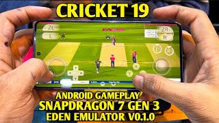 CRICKET 19 ANDROID TEST ON SNAPDRAGON 7 GEN 3 | BEST SETTINGS | SMOOTH GAMEPLAY | #cricket19 #gaming screenshot 5