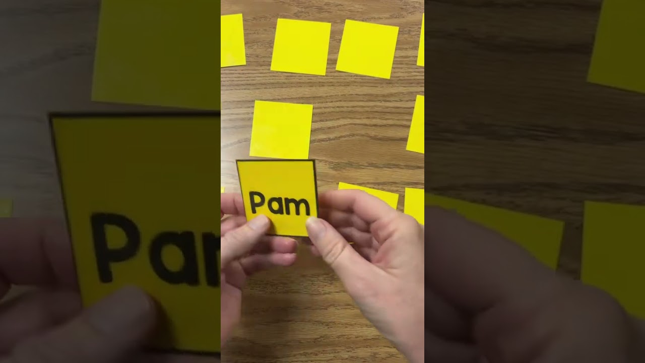 Simple Word Game for kindergarten