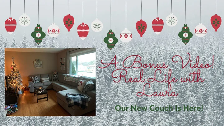 Our New Couch Is Here! ll A Bonus Video ll Real Li...