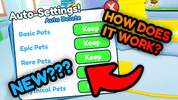 This Is How The *NEW* Autodelete Function Works In Pet Simulator X - Roblox