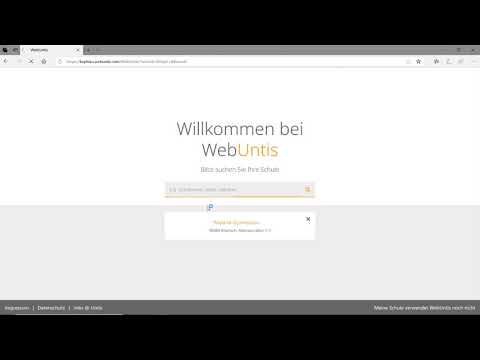 01 Anmeldung bei WebUntis