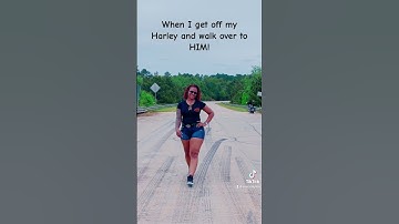 Walking over to HIM! #beautifulbikers #bikerchick  #harleydavidson #motorcycle #bikelife