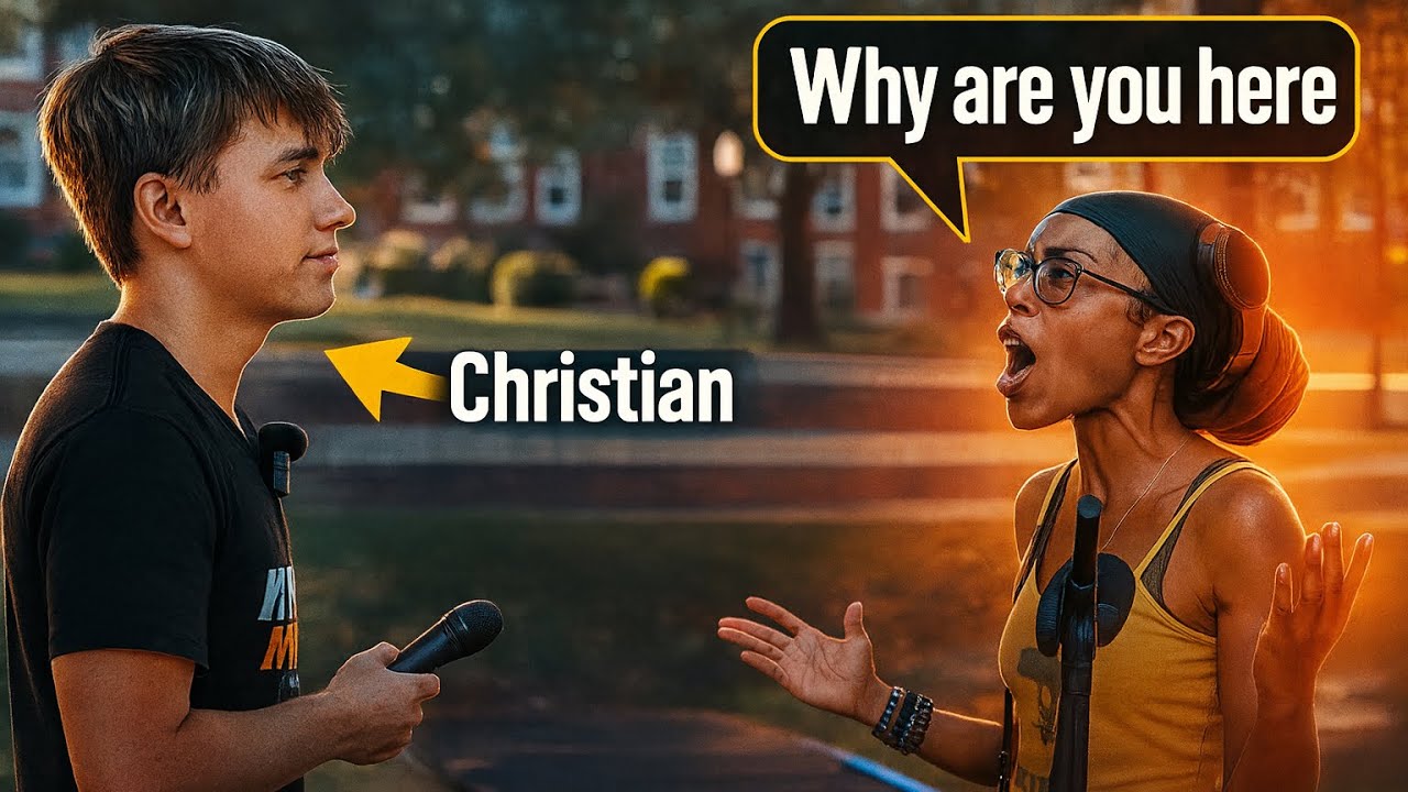 Christian Talks To Angry College Student