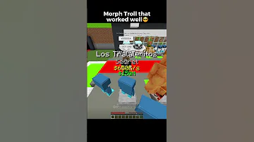 Morph TROLL Moment In Steal A Brainrot In Minecraft Shorts 
