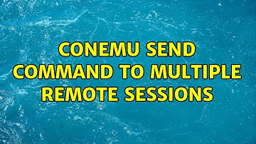 Conemu send command to multiple remote sessions