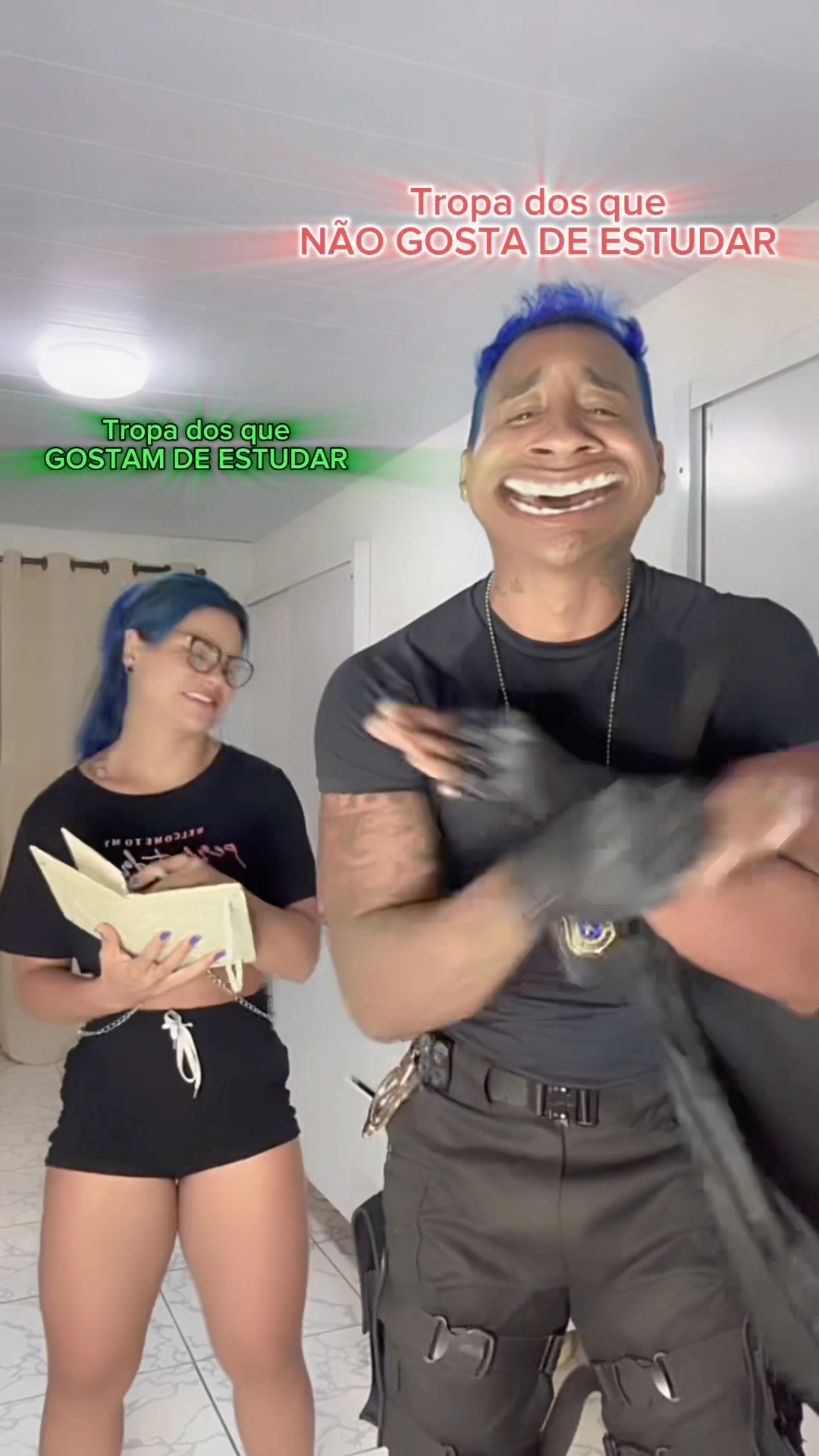 De qual tropa você é?​⁠@mayca.brasil #dublagem #roblox #funnymemes #humor #short