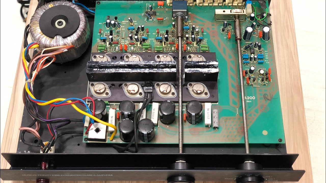 Soi chi tiết amply hiếm gặp Musical Fitilyti Class A A200, LH 