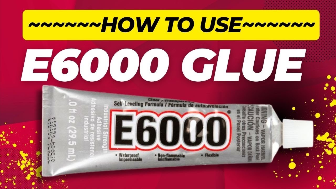 How To Use E6000 Glue In Jewelry Making 