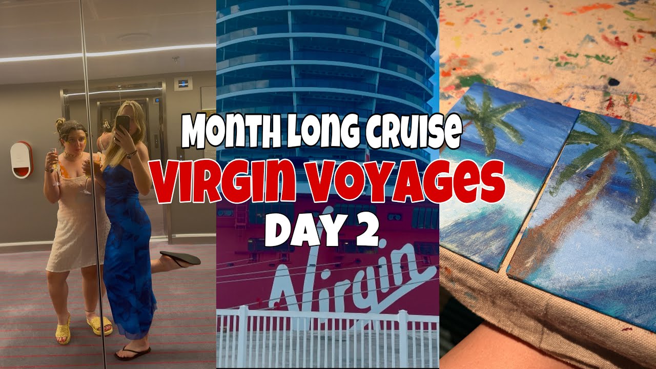SO MANY SHOWS & TOO MANY BOOZY BEVVIES | Virgin Voyages Day 2 Vlog