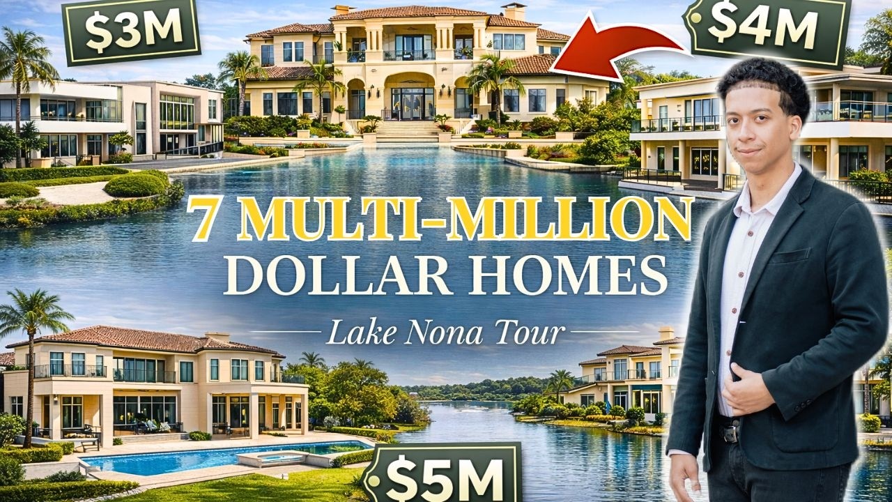 Touring 7 Multi-Million Dollar Homes in Lake Nona, Florida | New Luxury Mansions For Sale!